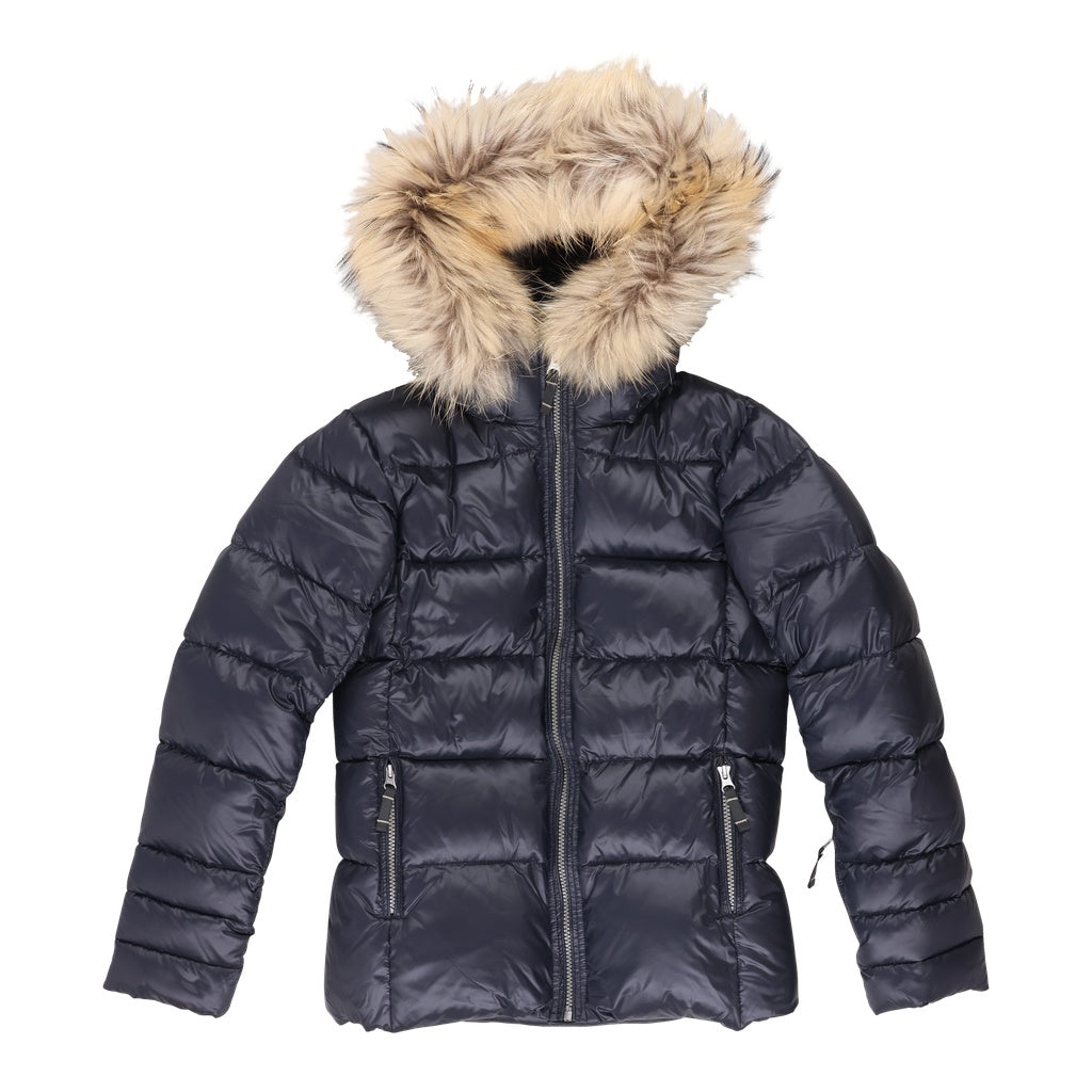 RE-LOVE Girl's down jacket with fur - Yellow