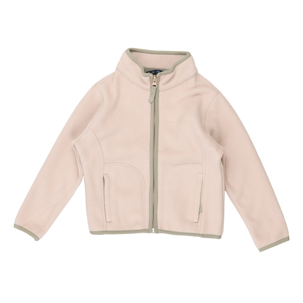 RE-LOVE Pige fleece jakke - Strawberry sorbet/mocca