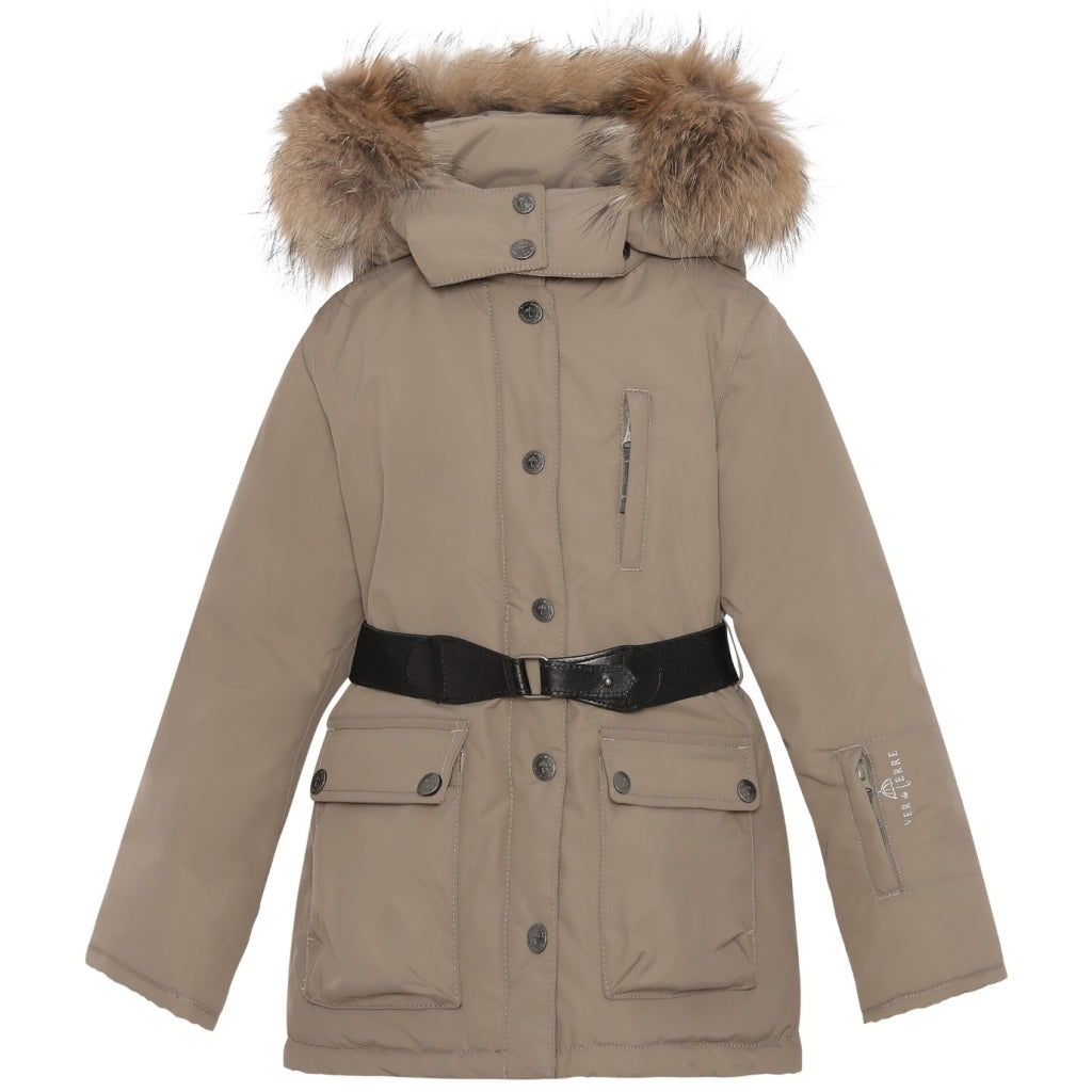 Belted discount snow jacket