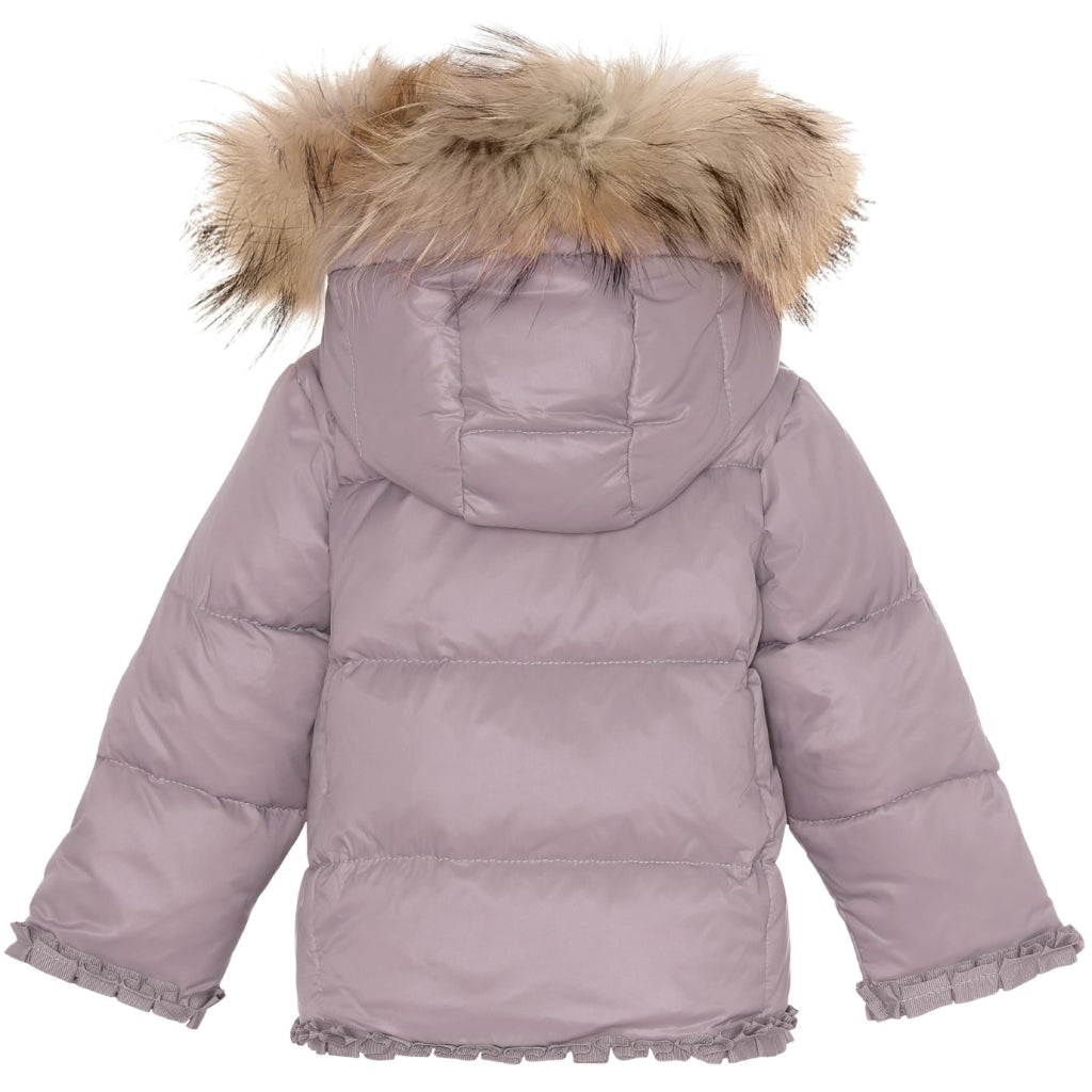 Baby puffer jacket with fur hood online