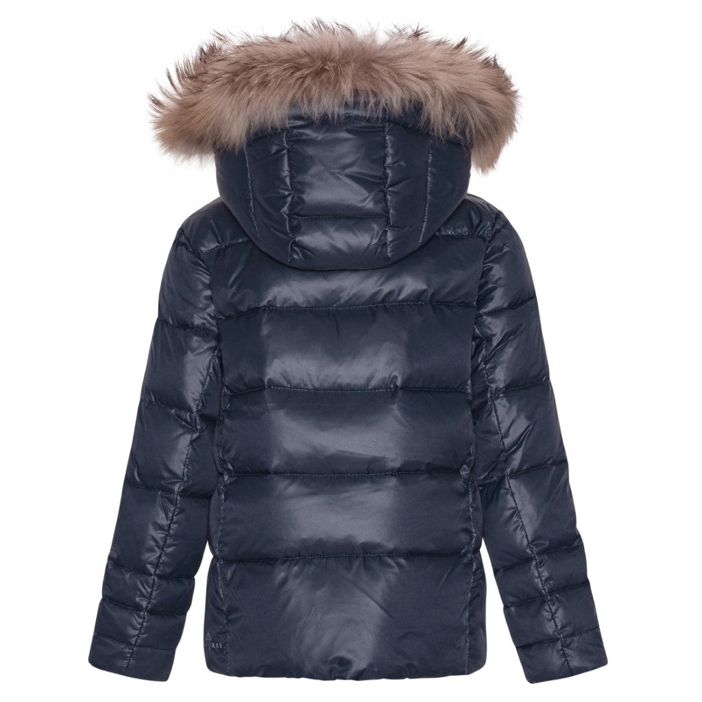 Girl s down jacket with fur